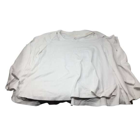 Isaac Mizrahi Live Essentials Women's White Shirt Size 2X (XXL) - Picture 2 of 4